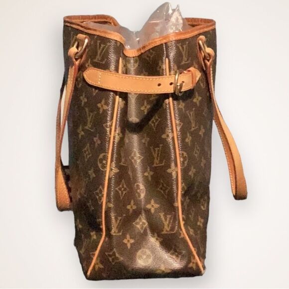 AUTHENTIC LOUIS VUITTON MONOGRAM BATIGNOLLES VERTICAL SHOULDER SATCHEL TOTE BAG - Picture 4 of 15